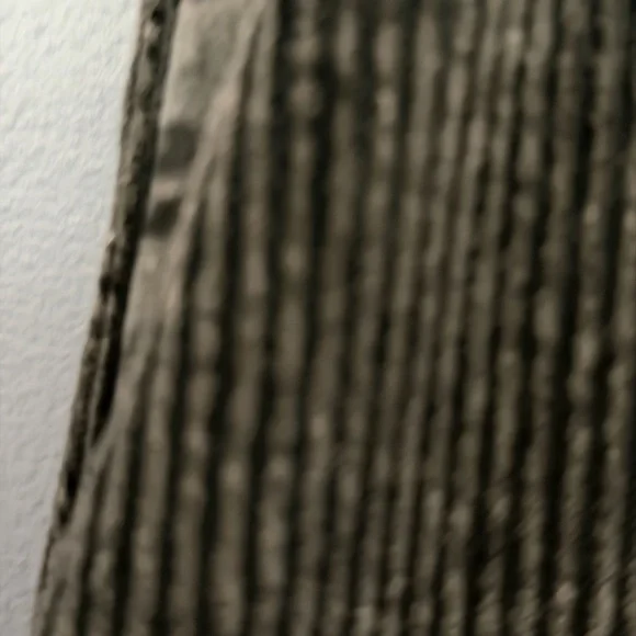 Transit Par-Such Lagenlook Corduroy Pants Gray Brown Relaxed Tapered Large - Picture 7 of 13